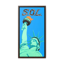Load image into Gallery viewer, S.O.L. (Statue of LIberty) Canvas Art Print