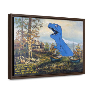 T-Rex Dinosaur Canvas Art Print