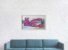 Load image into Gallery viewer, Pink I Robot - 31&quot; x 19&quot;